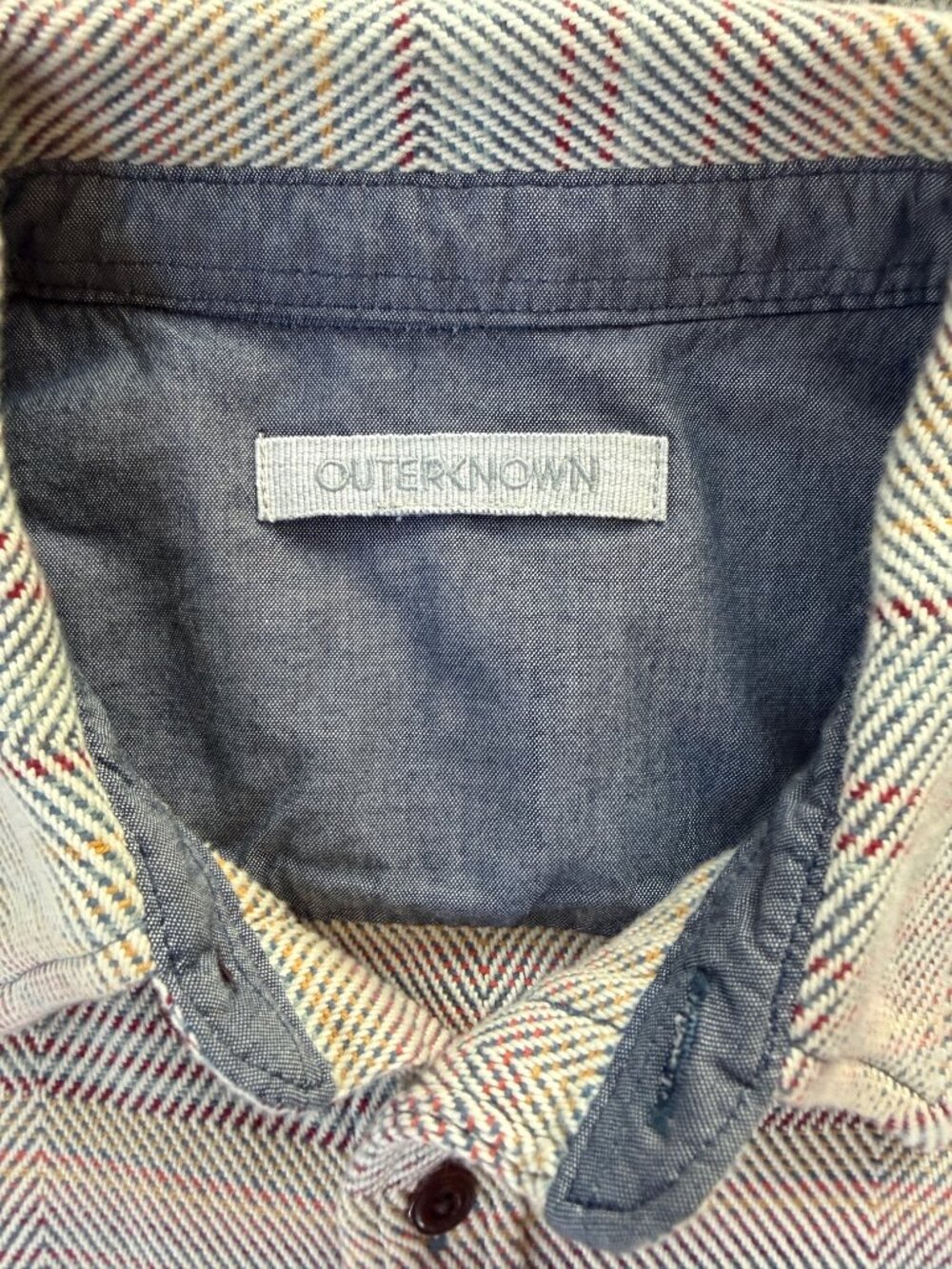 Outerknown Blanket Shirt Sunrise Mojave Stripe Men's Size L - - Picture 5 of 14
